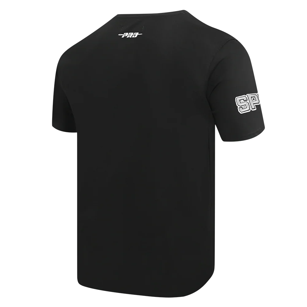 NBA SAN ANTONIO SPURS MASHUP MEN'S TEE (BLACK) - Image 4