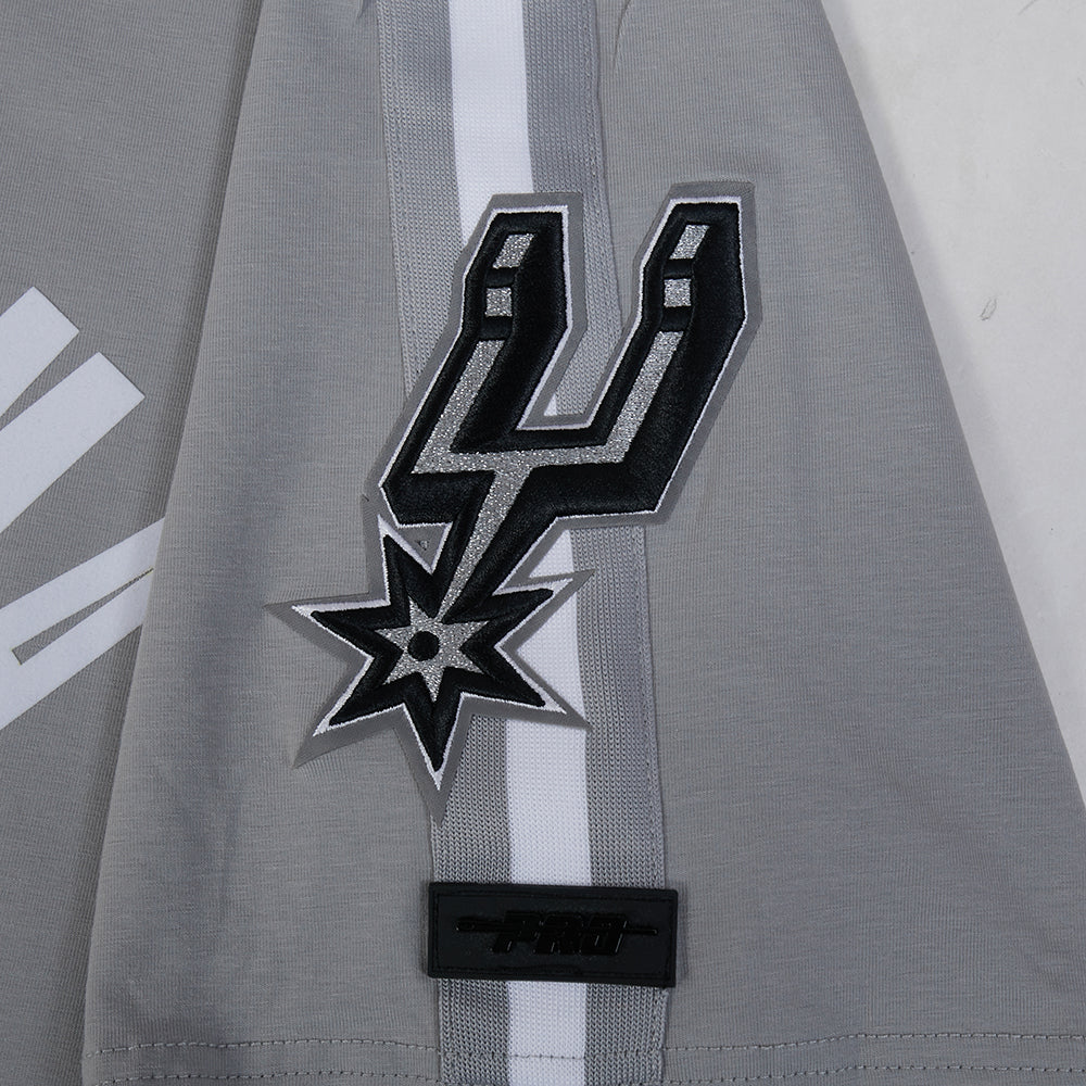 NBA SAN ANTONIO SPURS VICTOR WEMBANYAMA #1 CLASSIC PNN MEN'S SJ TAPI (GRAY) - Image 8