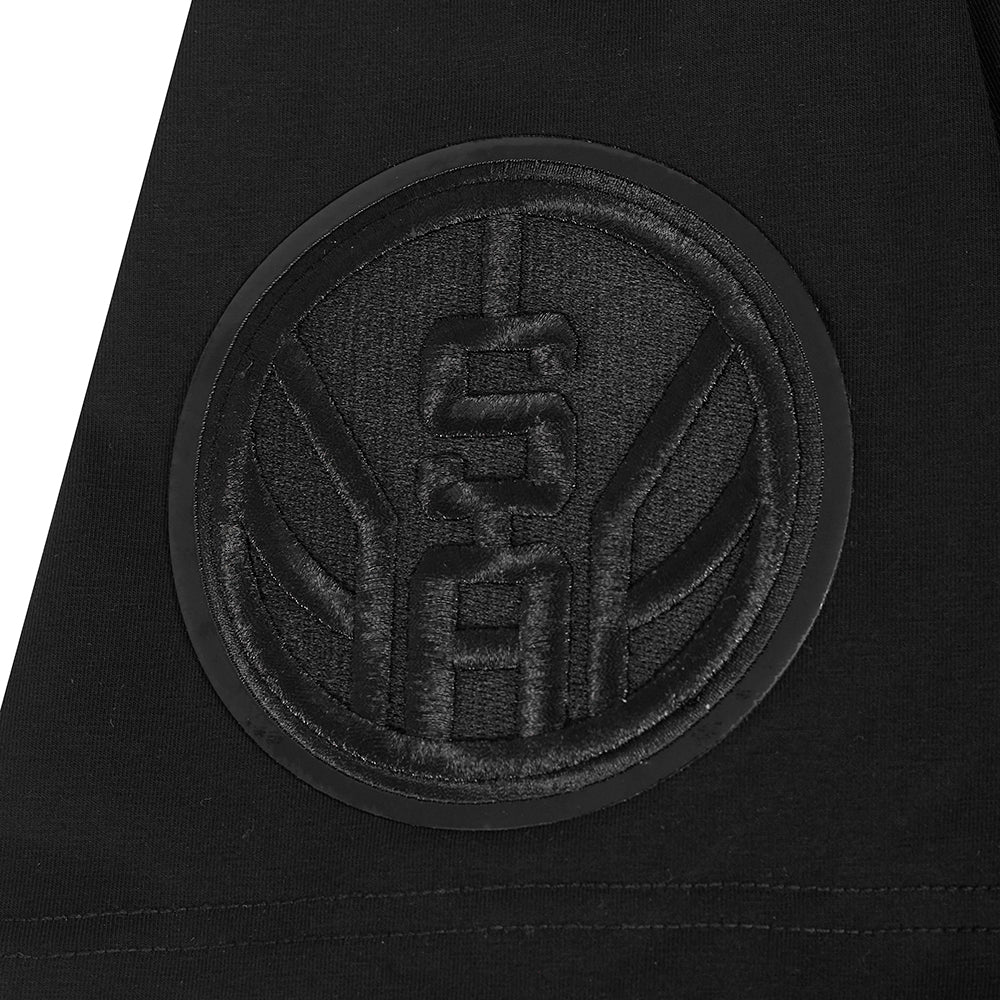 NBA SAN ANTONIO SPURS TRIPLE BLACK MEN'S LOGO PRO TEAM SHIRT (TRIPLE BLACK MEN'S) - Image 8