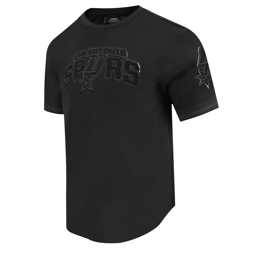 NBA SAN ANTONIO SPURS TRIPLE BLACK MEN'S LOGO PRO TEAM SS (TRIPLE BLACK MEN'S) - Image 2