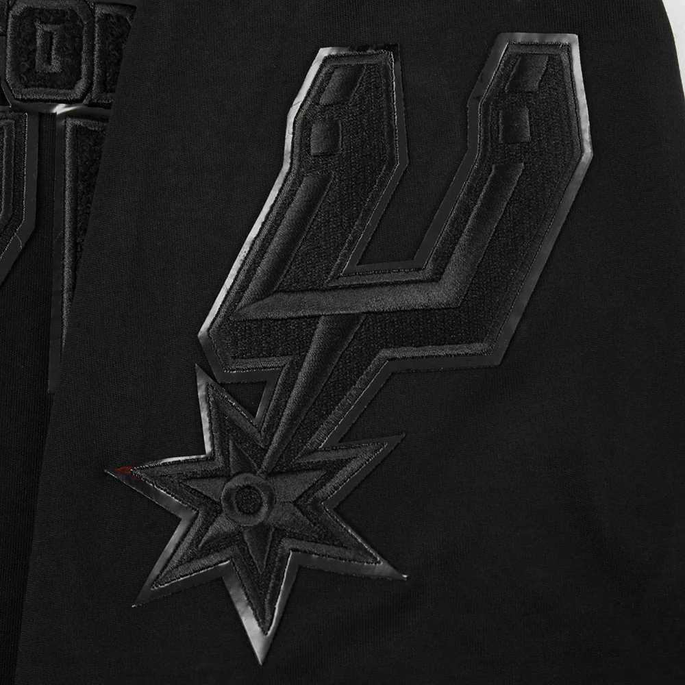 NBA SAN ANTONIO SPURS TRIPLE BLACK MEN'S LOGO PRO TEAM SS (TRIPLE BLACK MEN'S) - Image 5