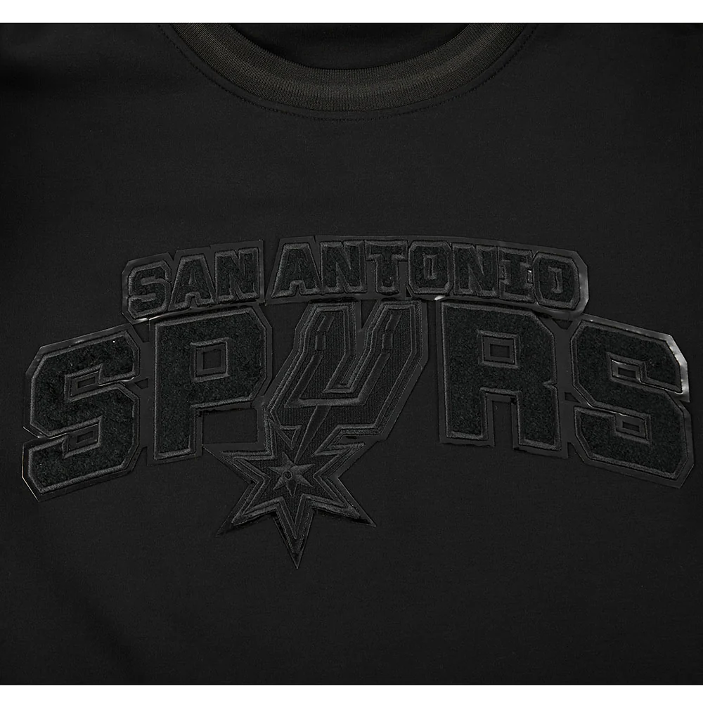 NBA SAN ANTONIO SPURS TRIPLE BLACK MEN'S LOGO PRO TEAM SS (TRIPLE BLACK MEN'S) - Image 6
