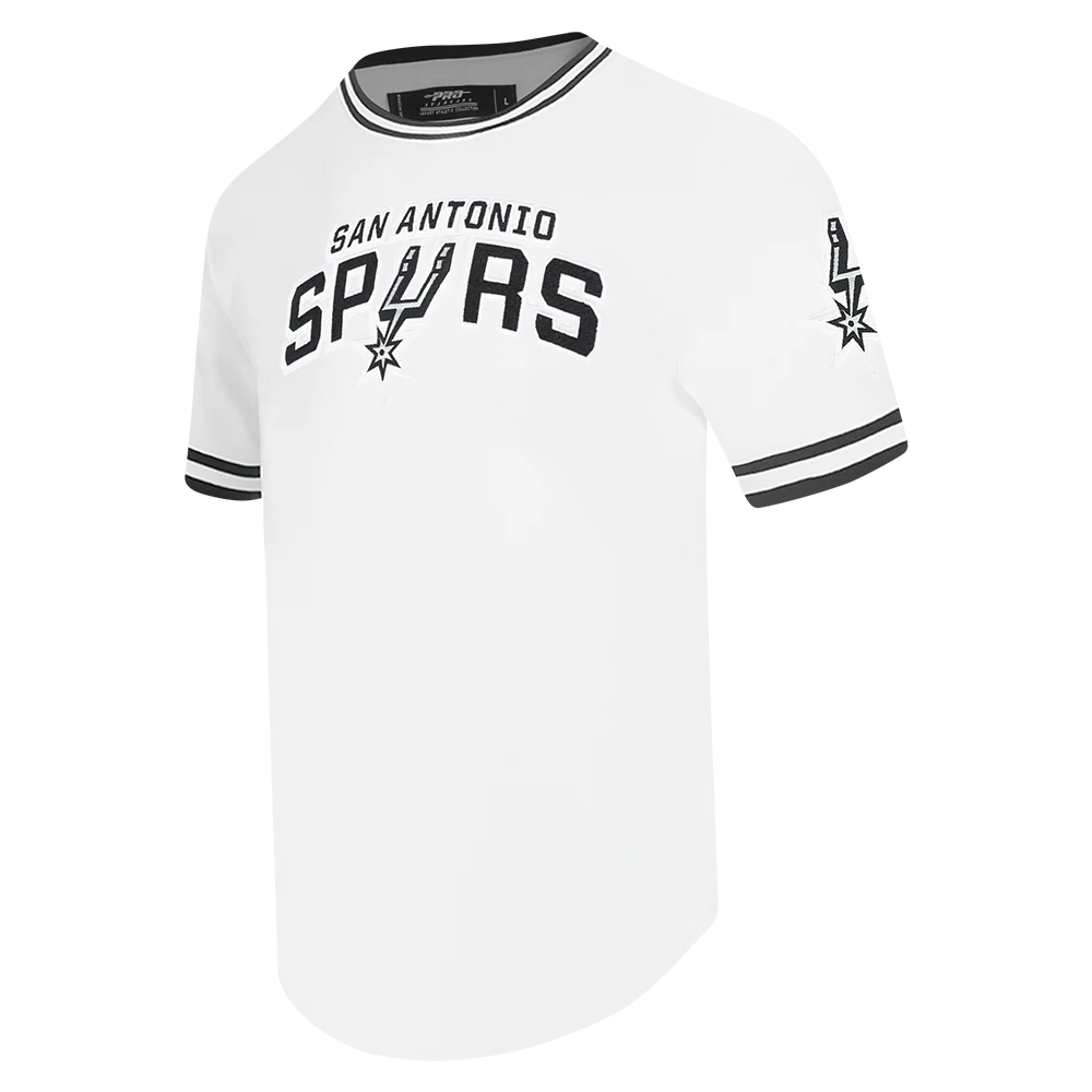 NBA SAN ANTONIO SPURS CLASSIC CHENILLE MEN'S DK TEE (WHITE/BLACK) - Image 2