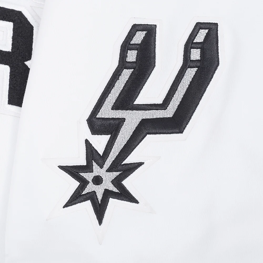 NBA SAN ANTONIO SPURS CLASSIC CHENILLE MEN'S DK TEE (WHITE/BLACK) - Image 6