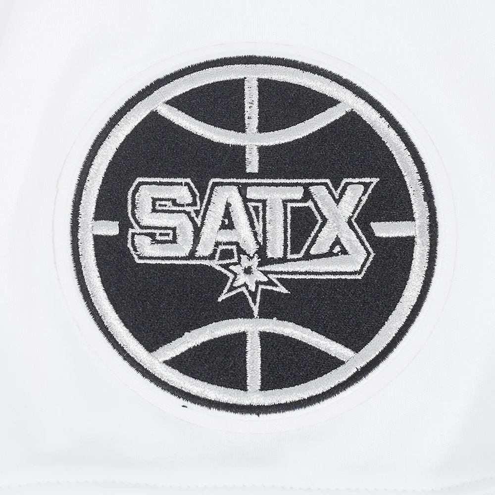 NBA SAN ANTONIO SPURS CLASSIC CHENILLE MEN'S DK TEE (WHITE/BLACK) - Image 7
