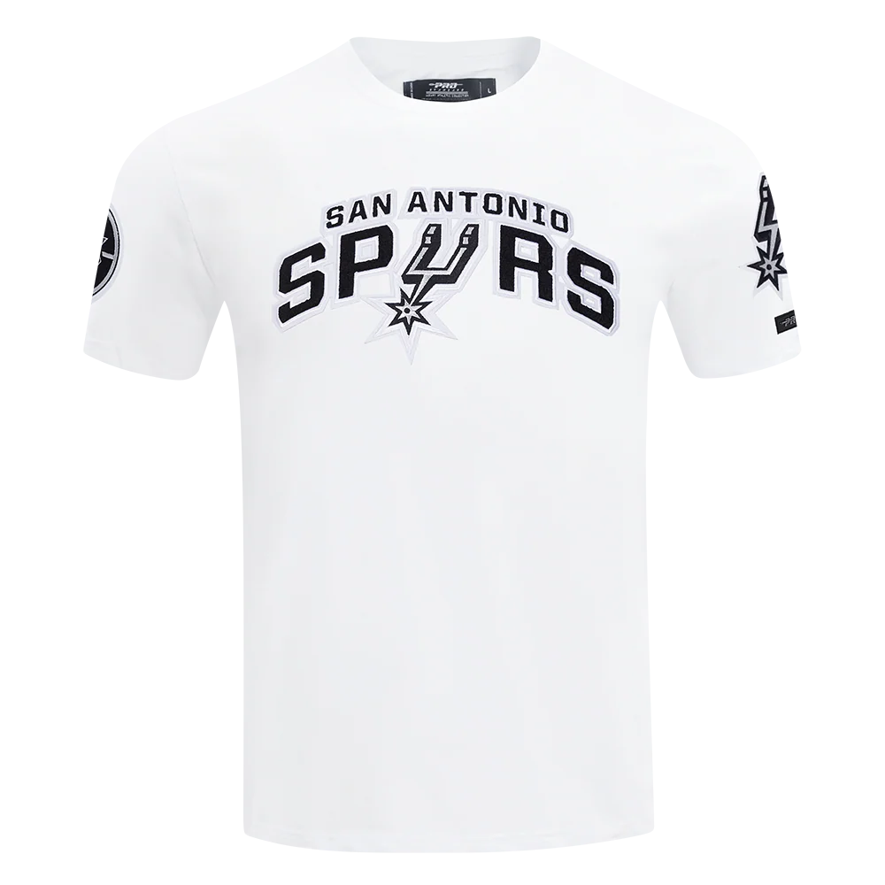 NBA SAN ANTONIO SPURS CLASSIC CHENILLE MEN'S SJ TEE (WHITE) - Image 3