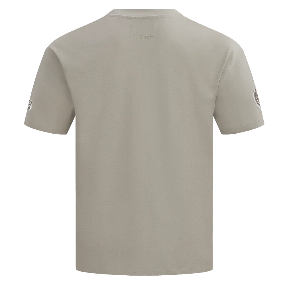 NBA SAN ANTONIO SPURS NEUTRAL MEN'S DROP SHOULDER TEE (TAUPE) - Image 5