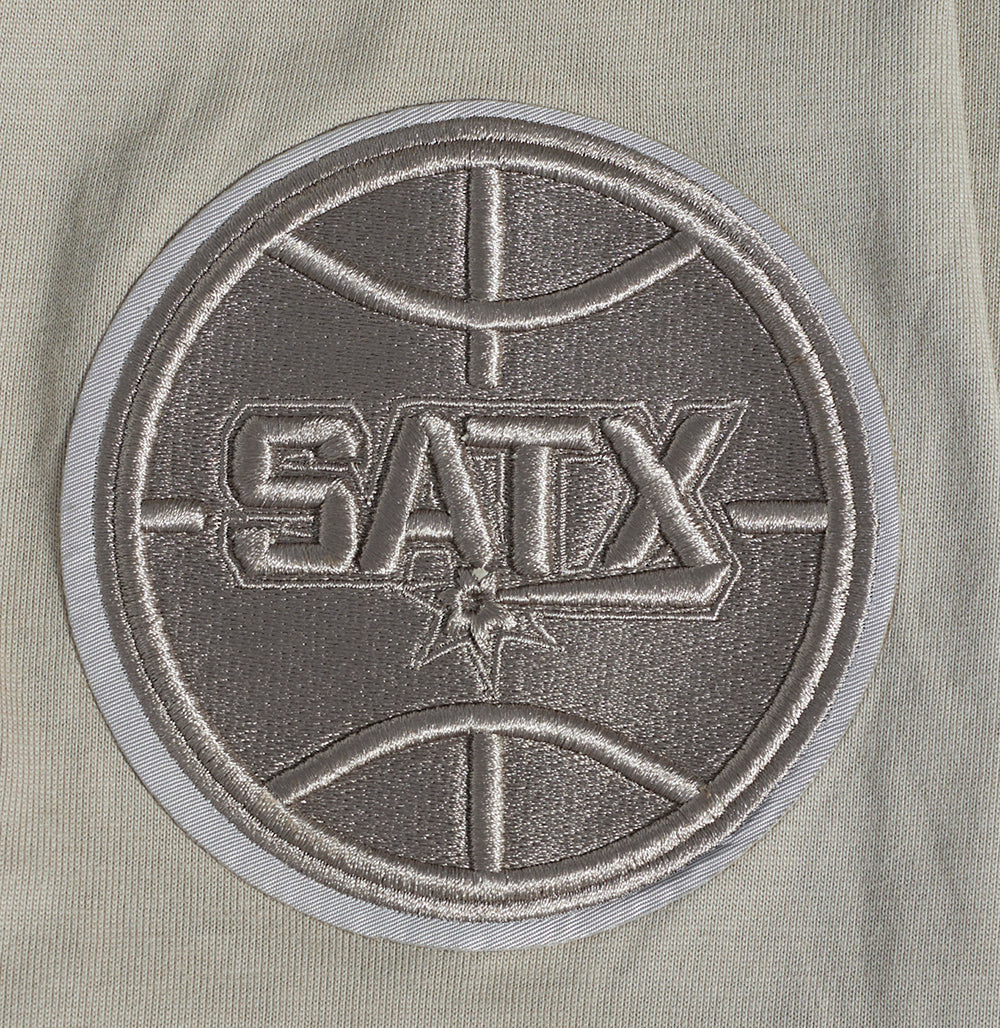 NBA SAN ANTONIO SPURS NEUTRAL MEN'S DROP SHOULDER TEE (TAUPE) - Image 7