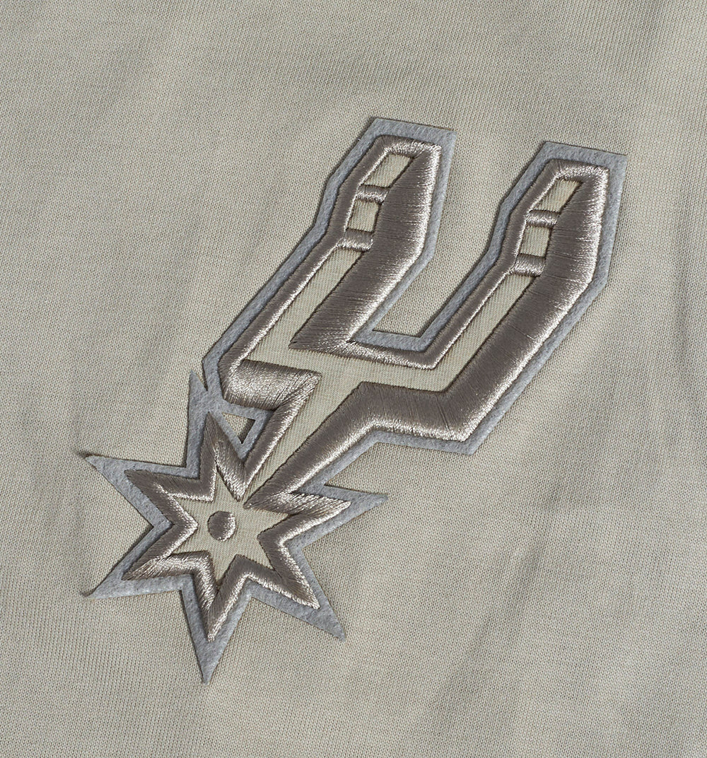 NBA SAN ANTONIO SPURS NEUTRAL MEN'S DROP SHOULDER TEE (TAUPE) - Image 8