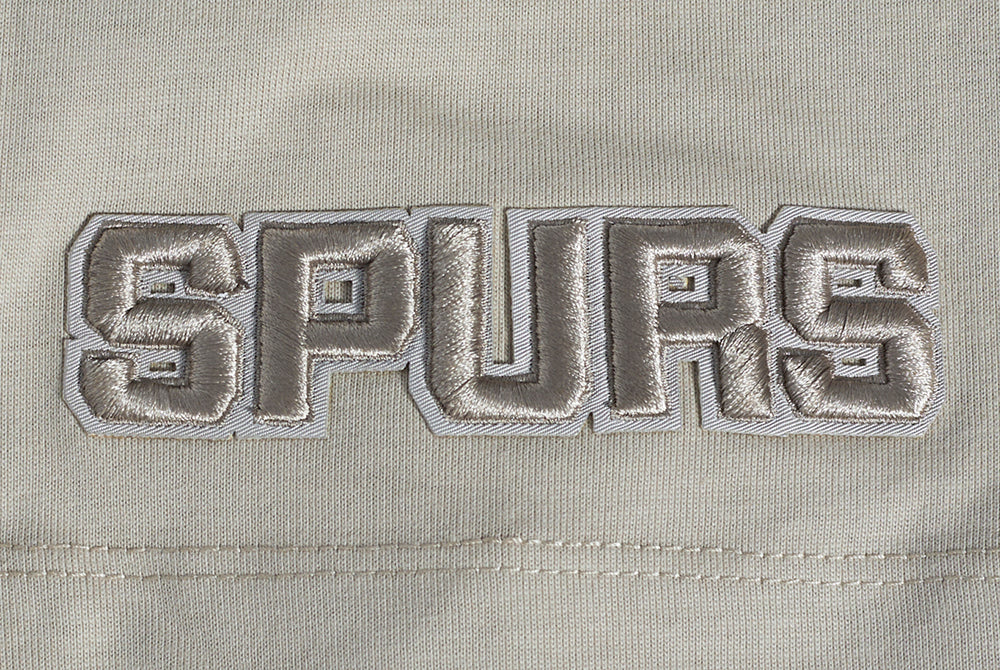 NBA SAN ANTONIO SPURS NEUTRAL MEN'S DROP SHOULDER TEE (TAUPE) - Image 9