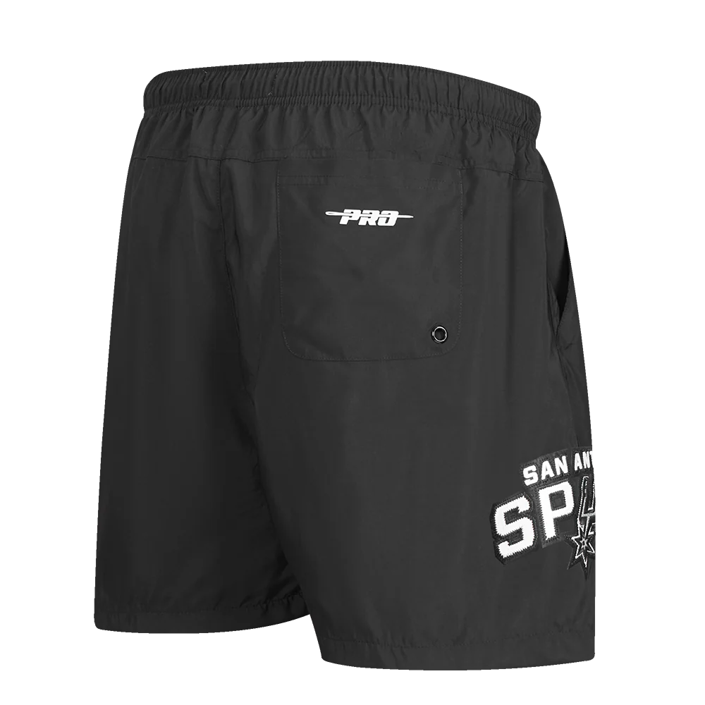 NBA SAN ANTONIO SPURS CLASSIC WOVEN MEN'S SHORT (BLACK) - Image 6