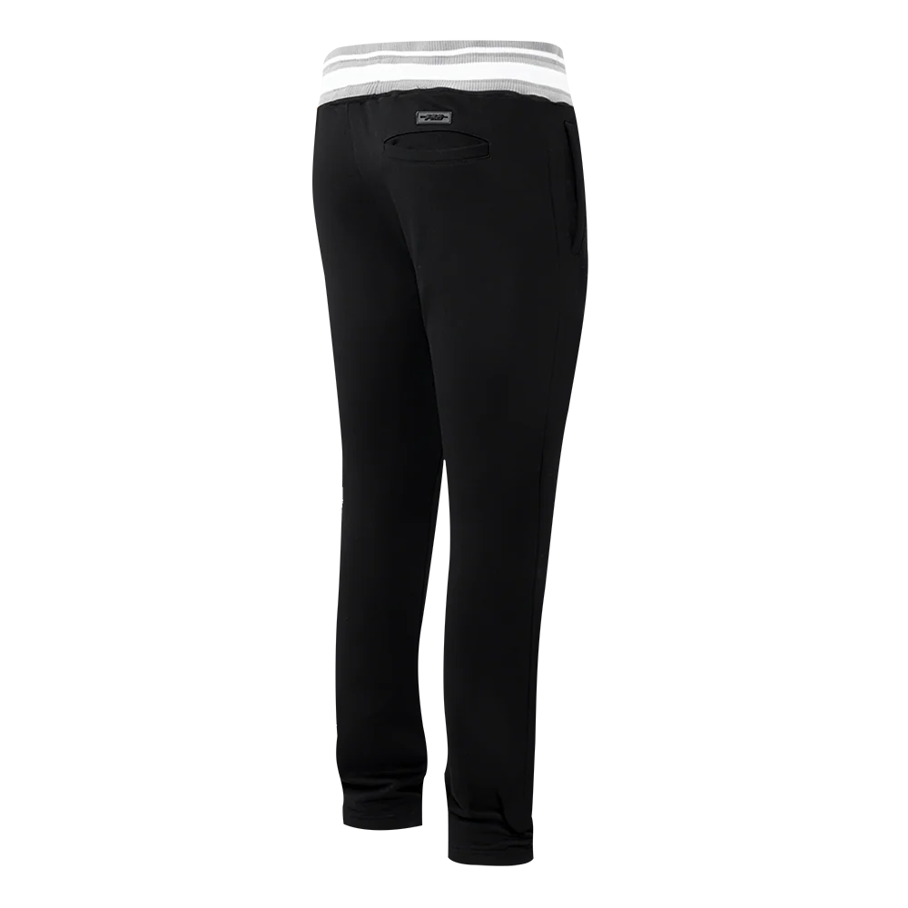 NBA SAN ANTONIO SPURS RETRO CLASSIC MEN'S SWEATPANT (BLACK/GRAY) - Image 3