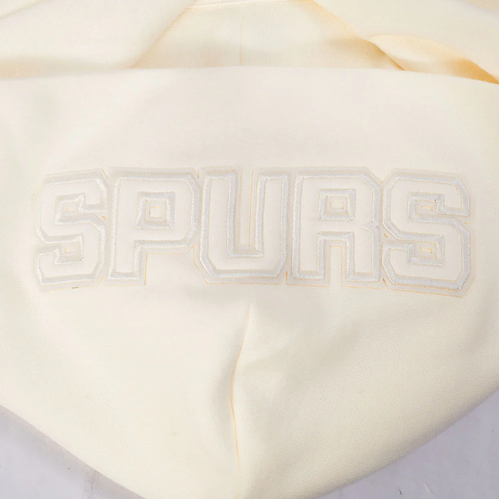 NBA SAN ANTONIO SPURS VICTOR WEMBANYAMA #1 NEUTRAL MEN'S DROP SHOULD (EGGSHELL) - Image 10