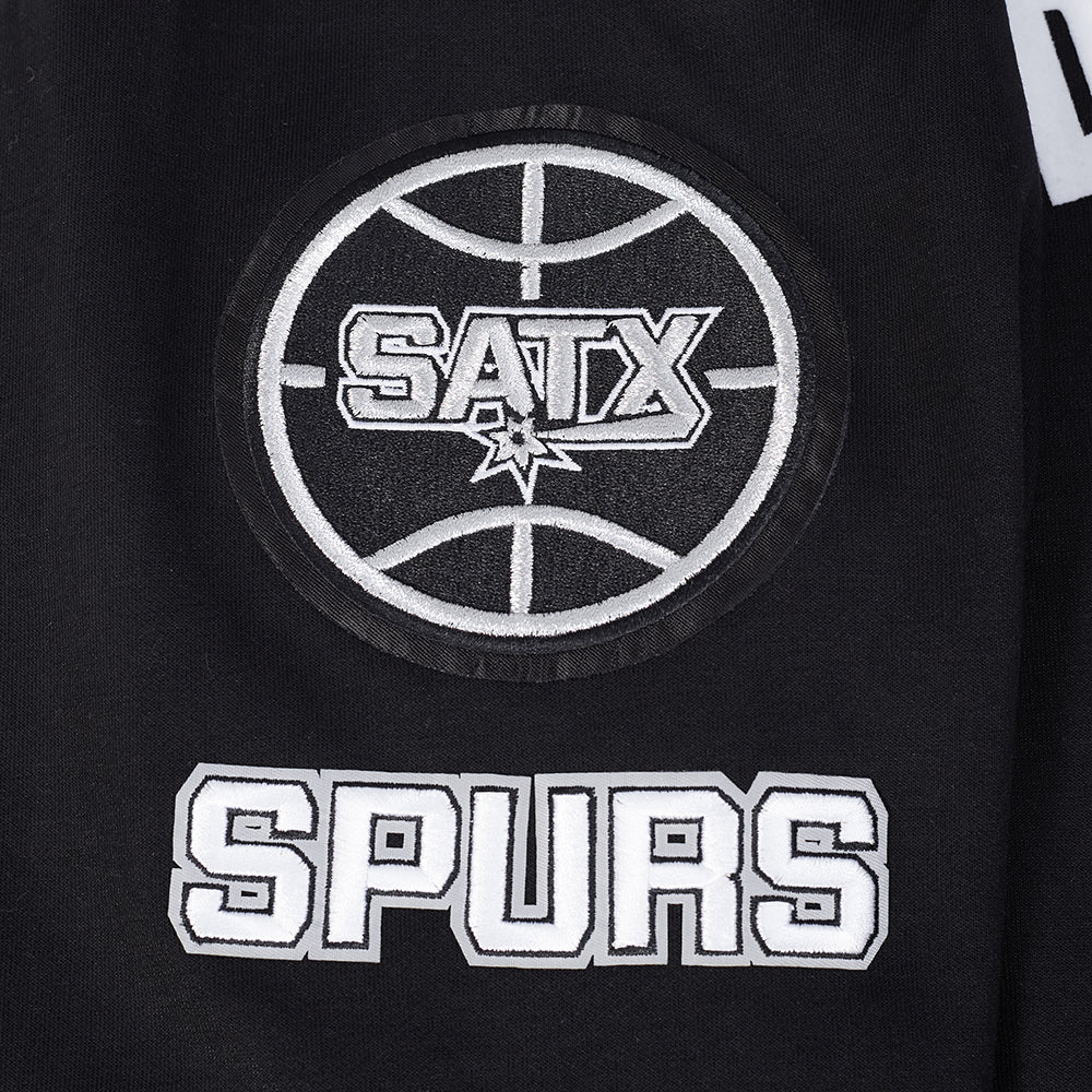 NBA SAN ANTONIO SPURS VICTOR WEMBANYAMA #1 CLASSIC PNN MEN'S DK PO H (BLACK) - Image 6