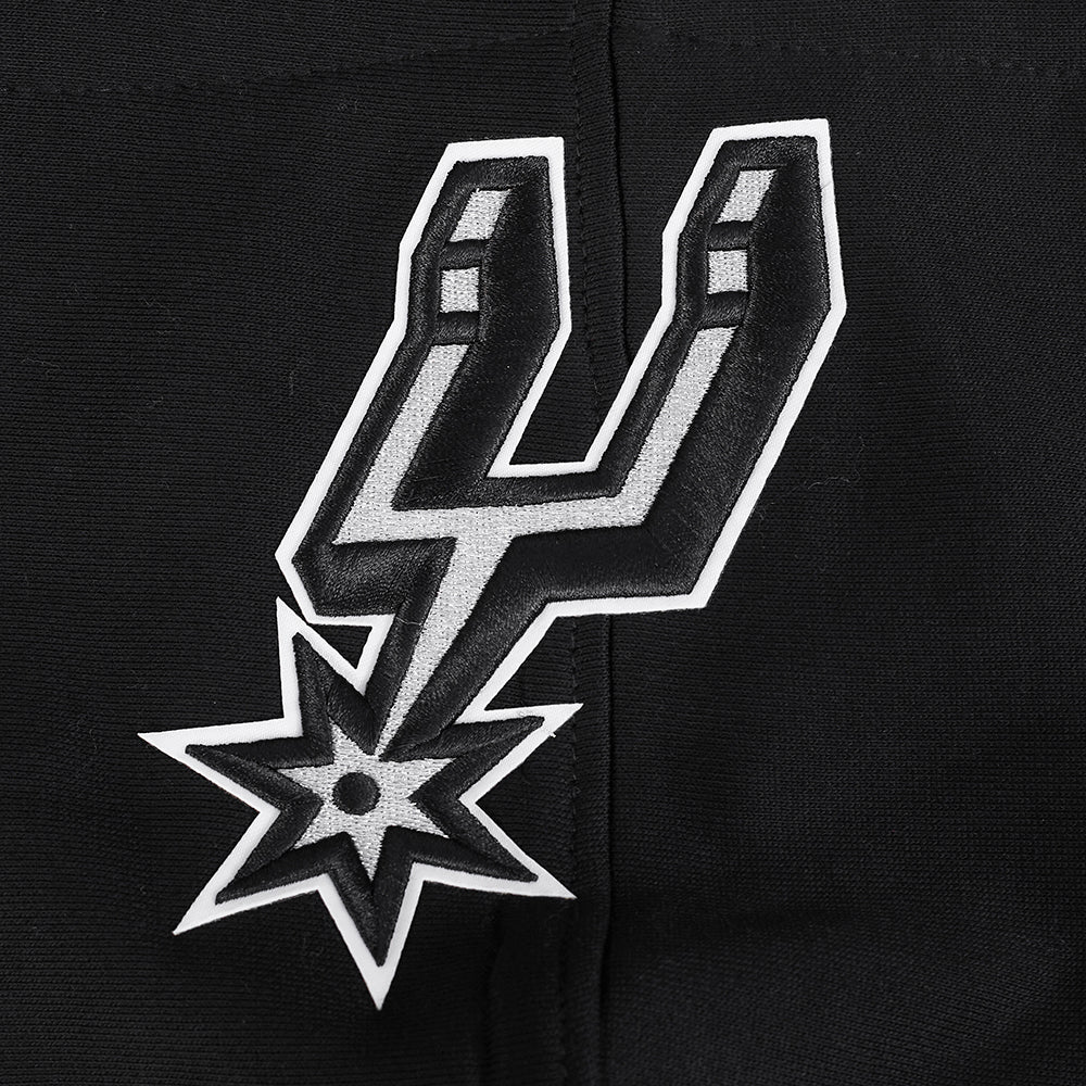 NBA SAN ANTONIO SPURS RETRO CLASSIC MEN'S PULLOVER HOODIE (BLACK/GRAY) - Image 8