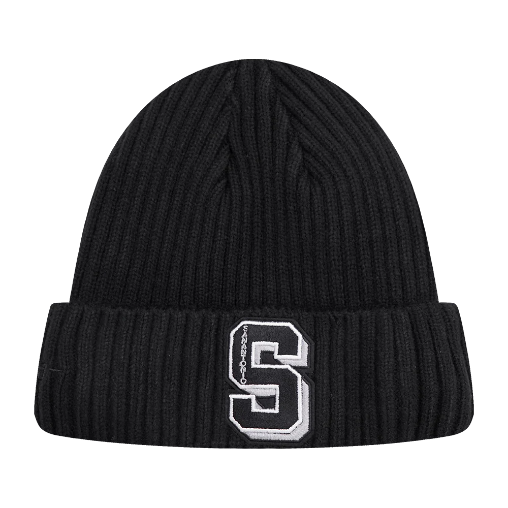 NBA SAN ANTONIO SPURS MASH UP BEANIE (BLACK)