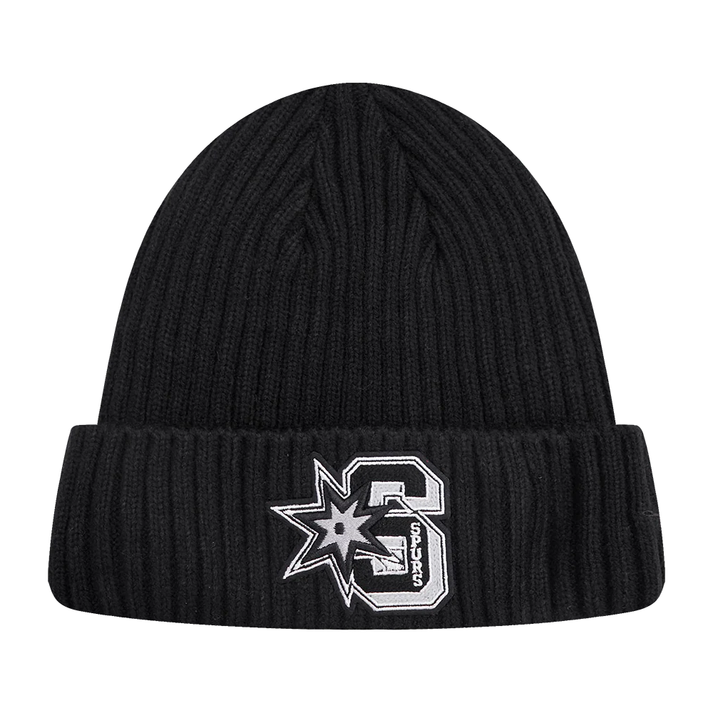 NBA SAN ANTONIO SPURS MASH UP BEANIE (BLACK) - Image 2