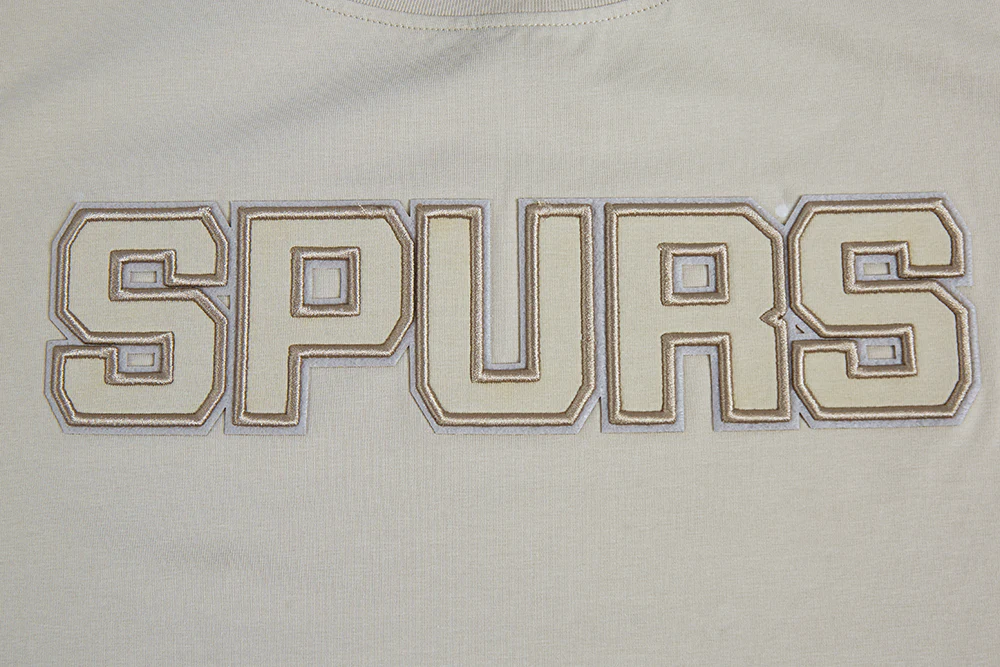 NBA SAN ANTONIO SPURS NEUTRAL WOMEN'S BOXY TEE (TAUPE) - Image 7
