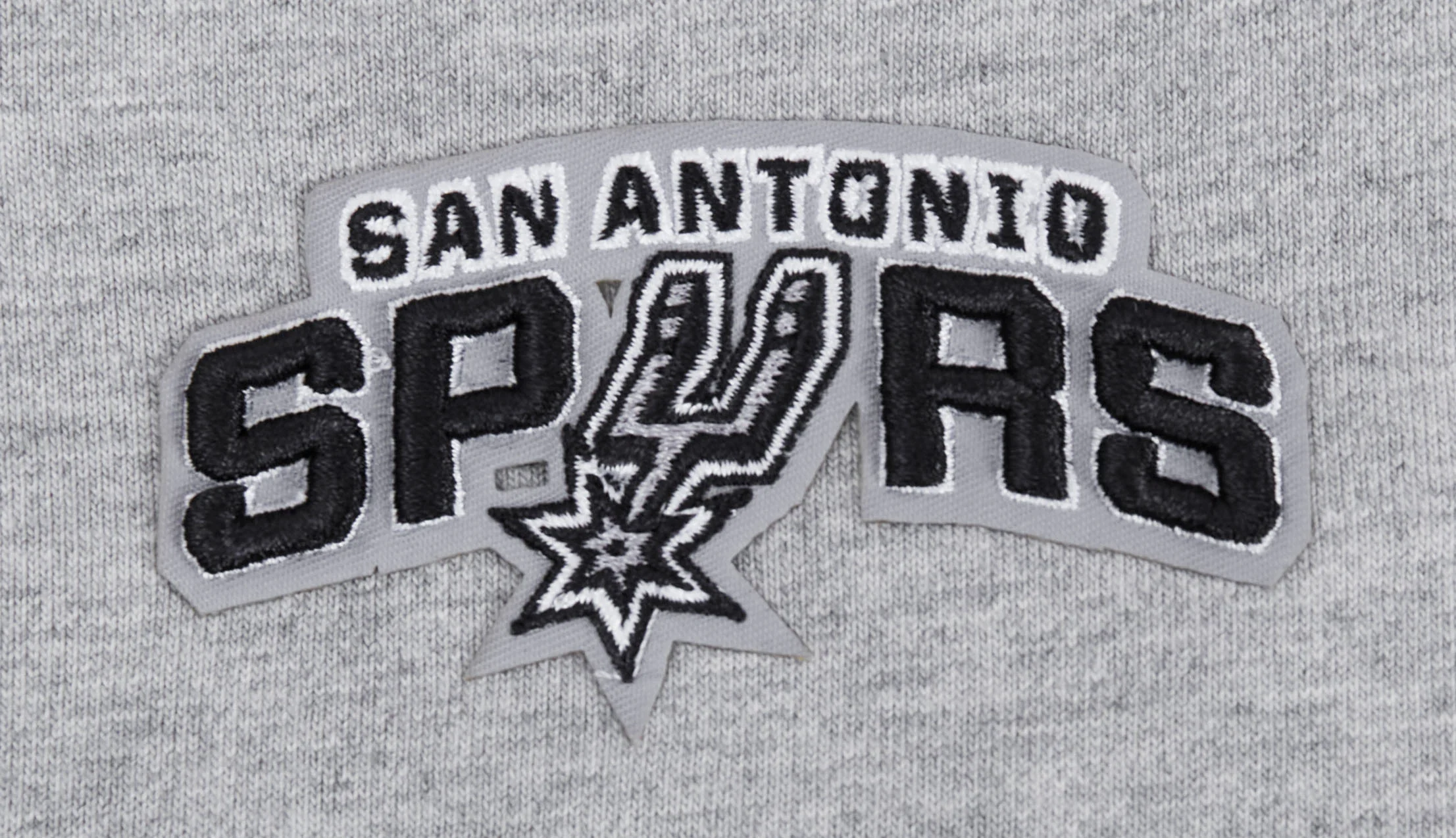 NBA SAN ANTONIO SPURS SCRIPT TAIL WOMEN'S BOYFRIEND TEE (HEATHER GREY) - Image 6