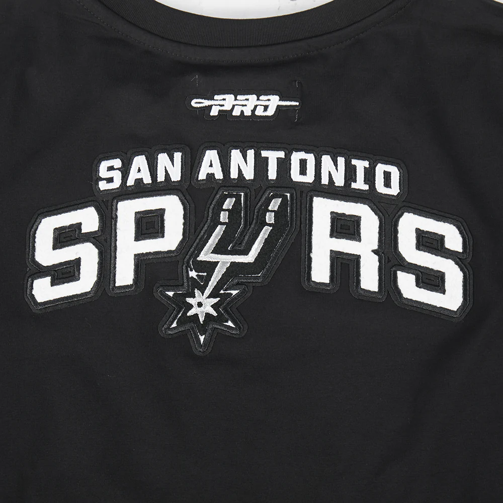 NBA SAN ANTONIO SPURS VICTOR WEMBANYAMA #1 CLASSIC PLAYER NAME AND NUMBER WOMEN'S SJ SLIM FIT TEE - Image 8