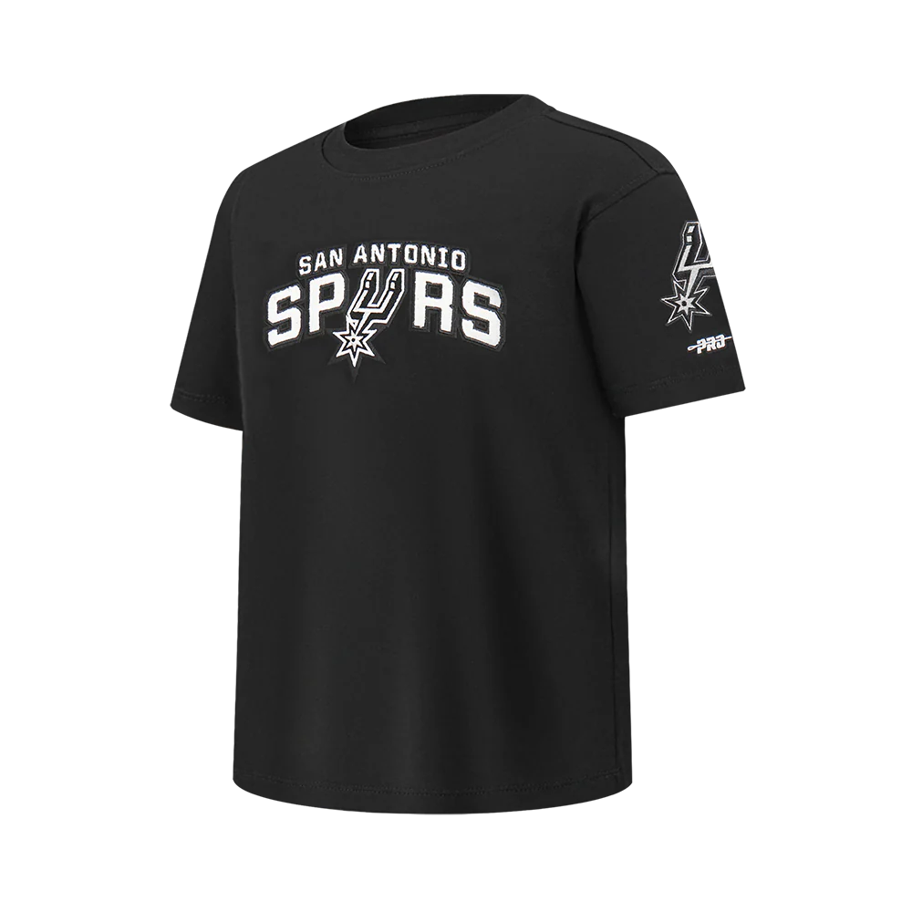 NBA SAN ANTONIO SPURS CLASSIC BIG BOYS SJ TEE (BLACK) - Image 2
