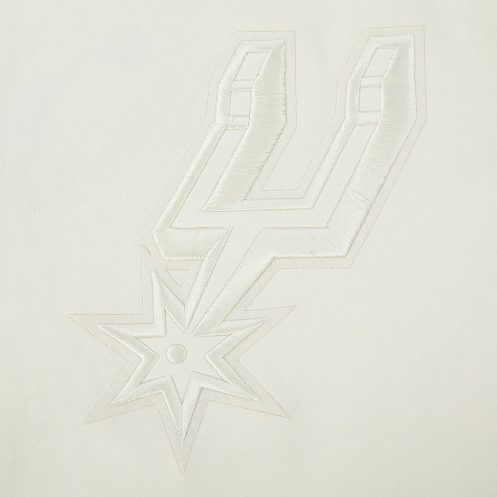 NBA SAN ANTONIO SPURS Victor Wembanyama #1 NEUTRAL PNN BIG BOY'S FLEECE PO HOODIE (EGGSHELL) - Image 9