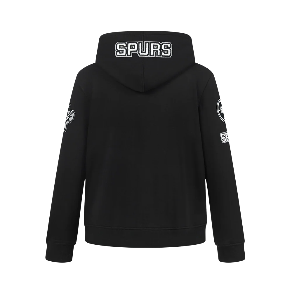 NBA SAN ANTONIO SPURS VICTOR WEMBANYAMA #1 CLASSIC PNN BIG BOY'S FLEECE (BLACK) - Image 3