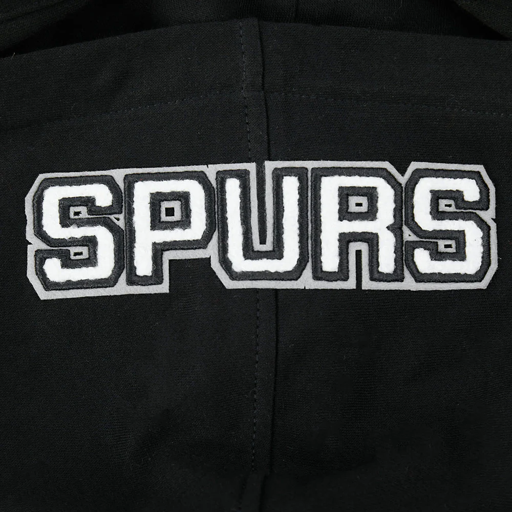 NBA SAN ANTONIO SPURS VICTOR WEMBANYAMA #1 CLASSIC PNN BIG BOY'S FLEECE (BLACK) - Image 9