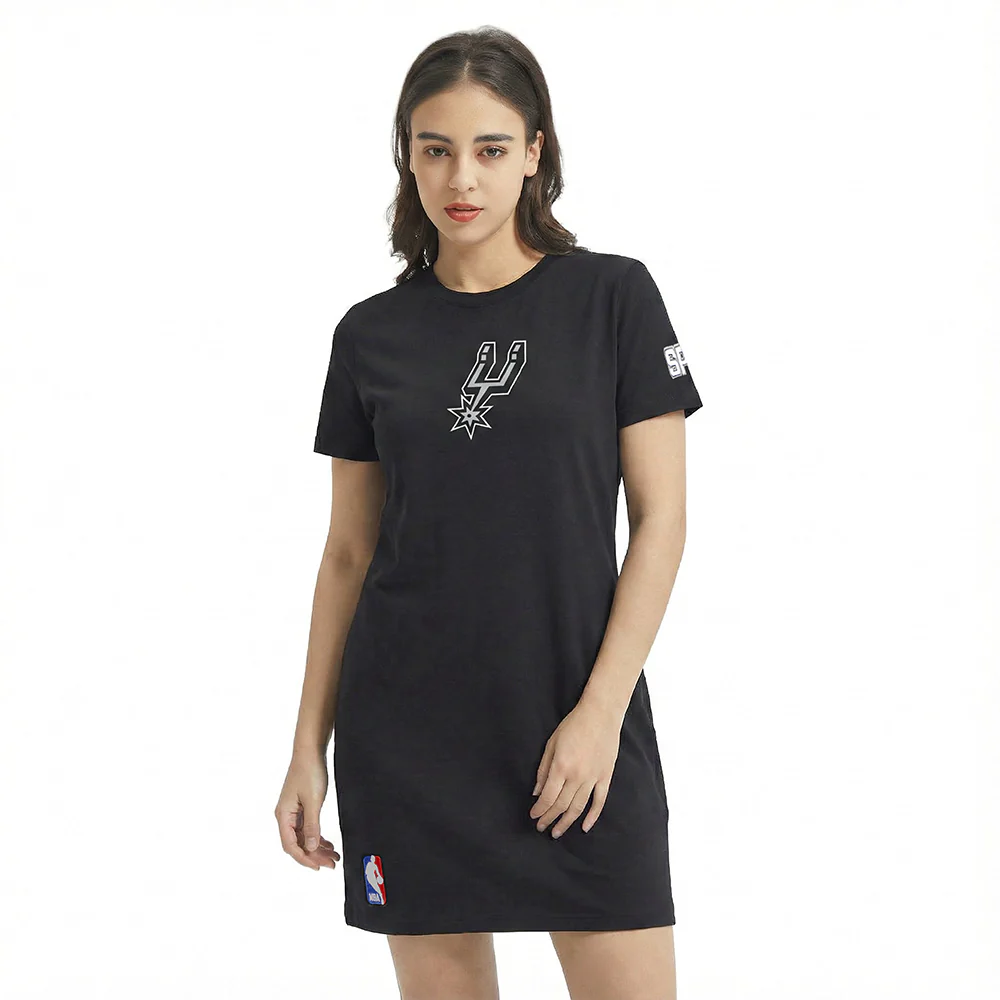 NBA SAN ANTONIO SPURS CLASSIC WOMEN'S BODY CON DRESS (BLACK)
