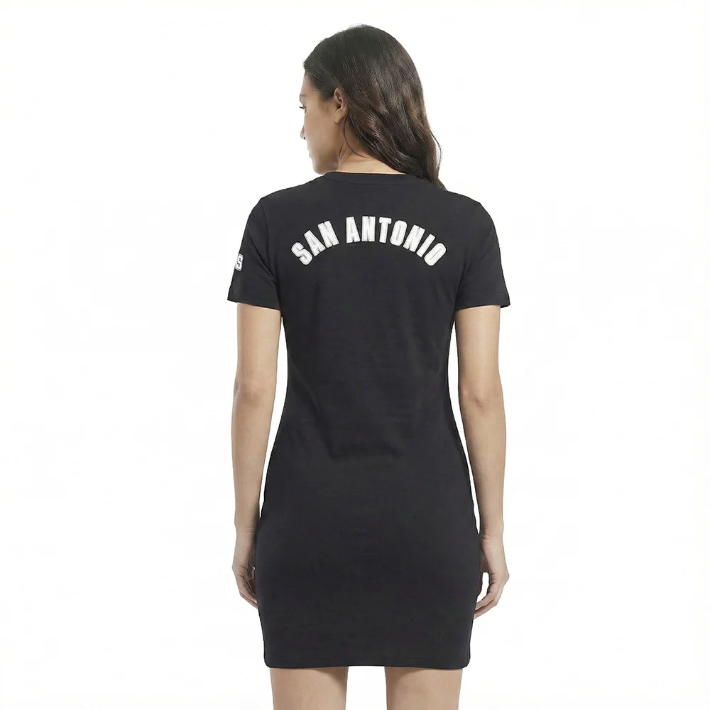 NBA SAN ANTONIO SPURS CLASSIC WOMEN'S BODY CON DRESS (BLACK) - Image 2