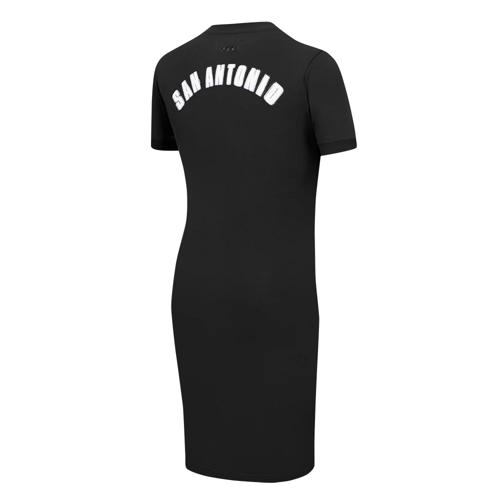 NBA SAN ANTONIO SPURS CLASSIC WOMEN'S BODY CON DRESS (BLACK) - Image 6