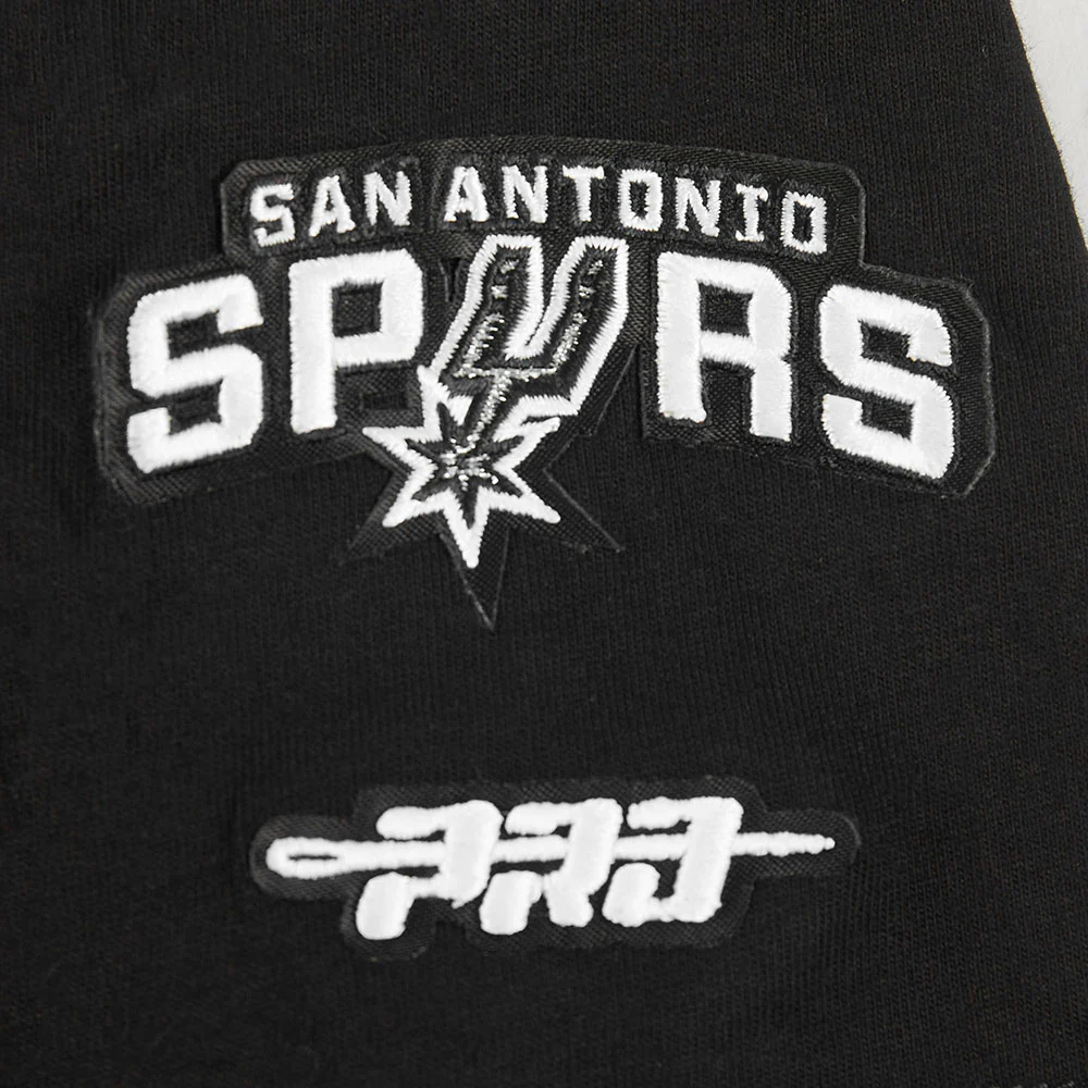 NBA SAN ANTONIO SPURS CLASSIC BIG GIRLS SHORT SLEEVE BOXY TEE (BLACK) - Image 8