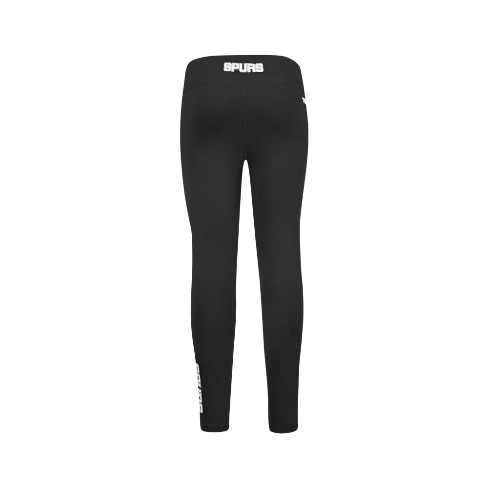 NBA SAN ANTONIO SPURS CLASSIC BIG GIRLS LEGGING (BLACK) - Image 4