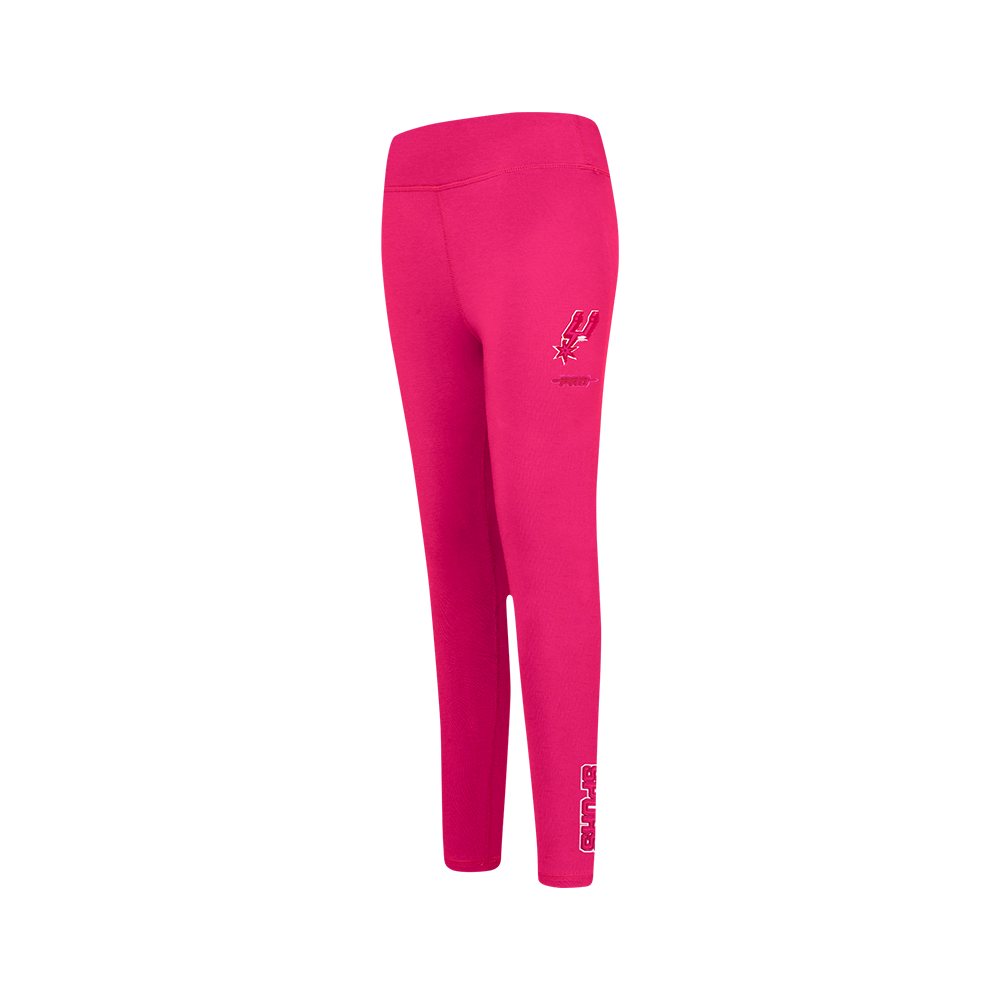 NBA SAN ANTONIO SPURS TRIPLE PINK BIG GIRLS LEGGING (BEETROOT PURPLE)