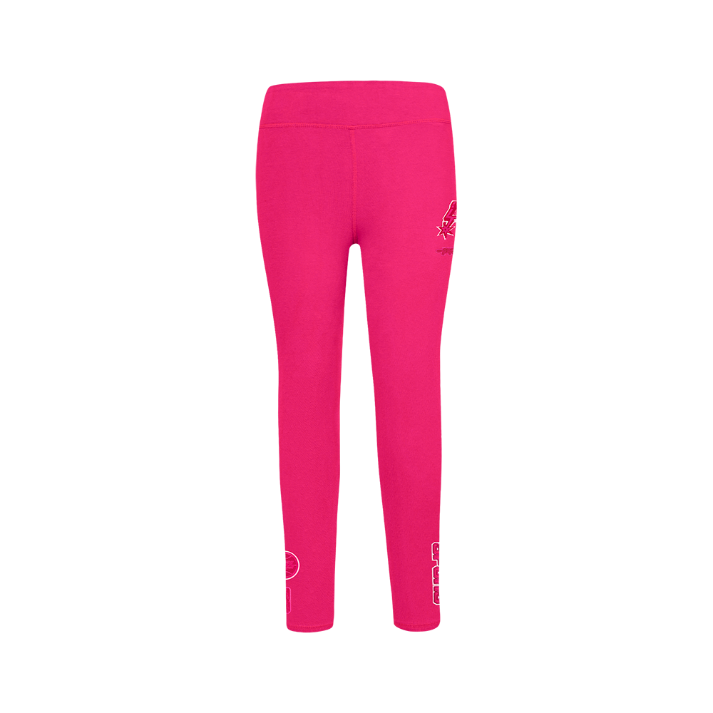 NBA SAN ANTONIO SPURS TRIPLE PINK BIG GIRLS LEGGING (BEETROOT PURPLE) - Image 2