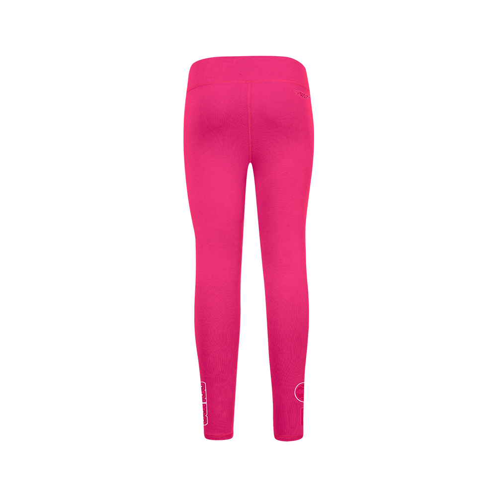 NBA SAN ANTONIO SPURS TRIPLE PINK BIG GIRLS LEGGING (BEETROOT PURPLE) - Image 4