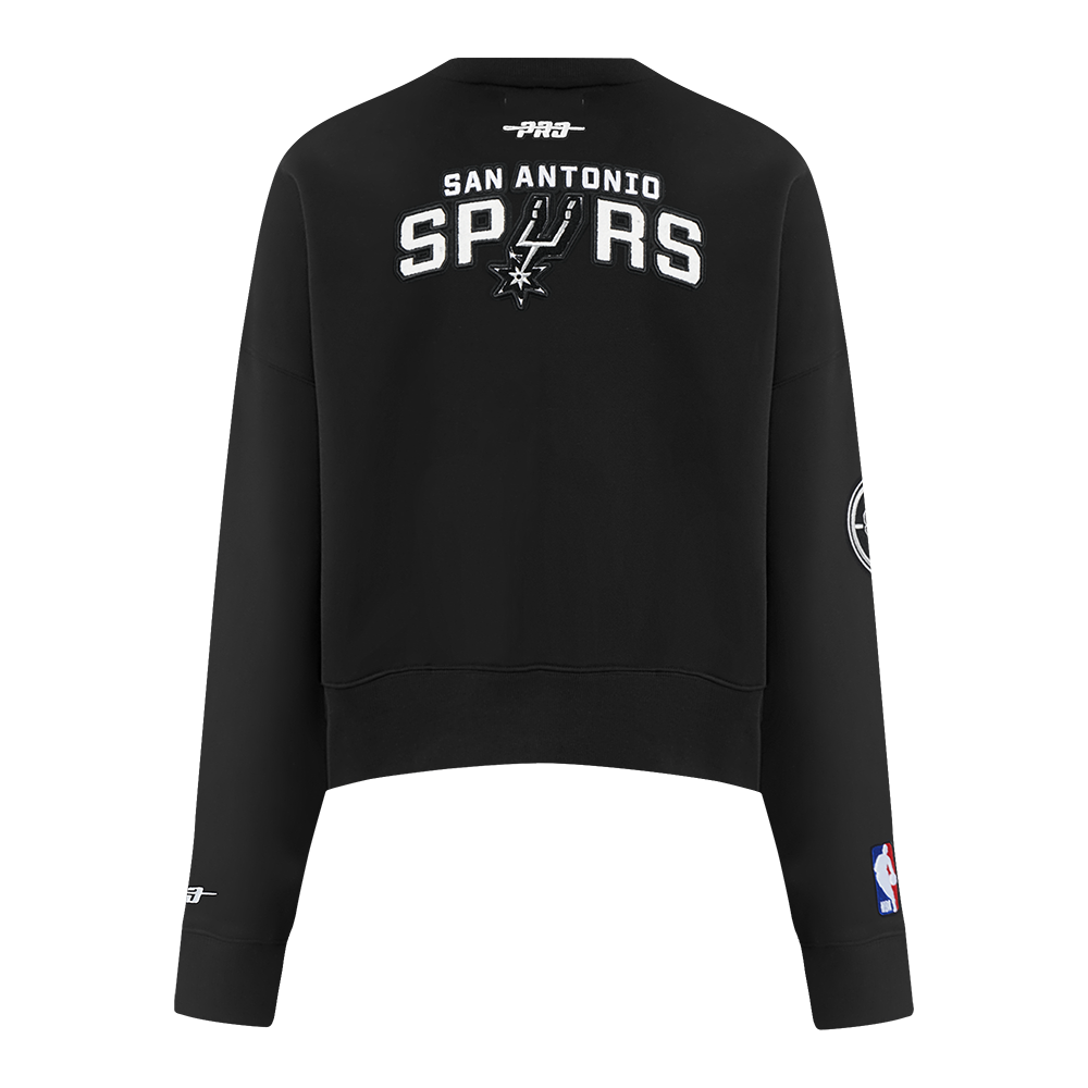 NBA SAN ANTONIO SPURS VICTOR WEMBANYAMA #1 CLASSIC PLAYER NAME AND NUMBER WOMEN'S FLC CREWNECK - Image 5