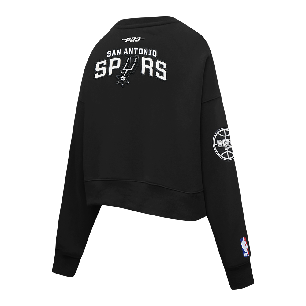 NBA SAN ANTONIO SPURS VICTOR WEMBANYAMA #1 CLASSIC PLAYER NAME AND NUMBER WOMEN'S FLC CREWNECK - Image 6