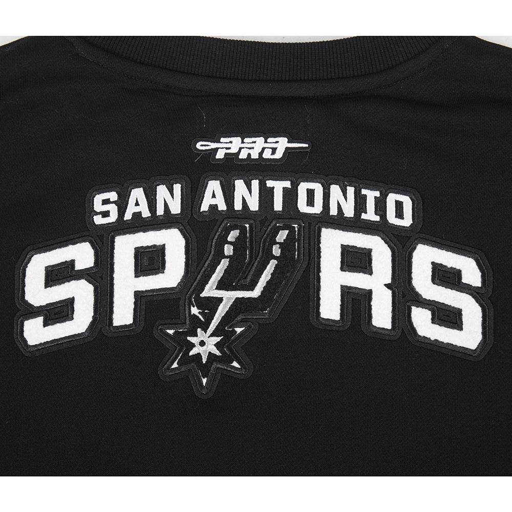 NBA SAN ANTONIO SPURS VICTOR WEMBANYAMA #1 CLASSIC PLAYER NAME AND NUMBER WOMEN'S FLC CREWNECK - Image 9