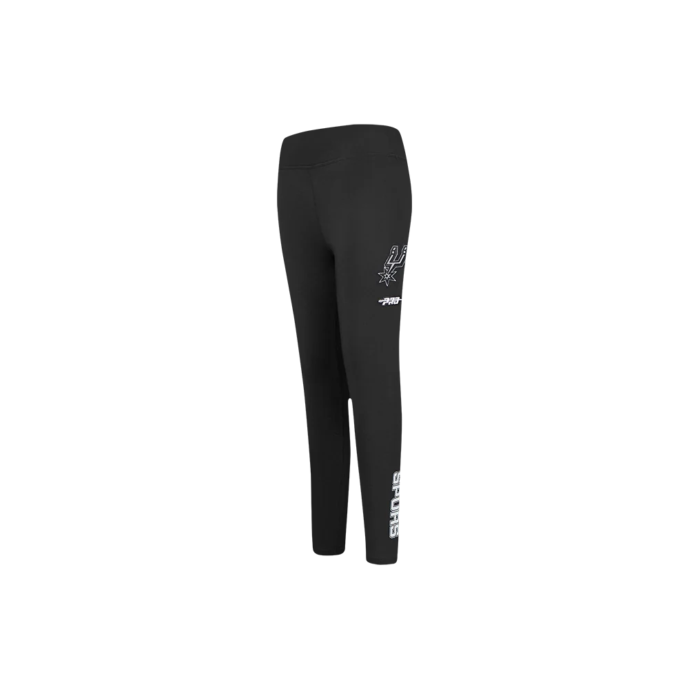 NBA SAN ANTONIO SPURS CLASSIC LITTLE GIRLS LEGGING (BLACK)