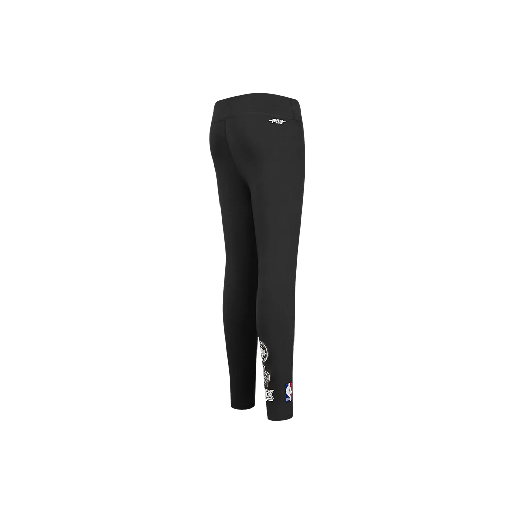 NBA SAN ANTONIO SPURS RETRO CLASSIC LITTLE GIRLS LEGGING (BLACK) - Image 3