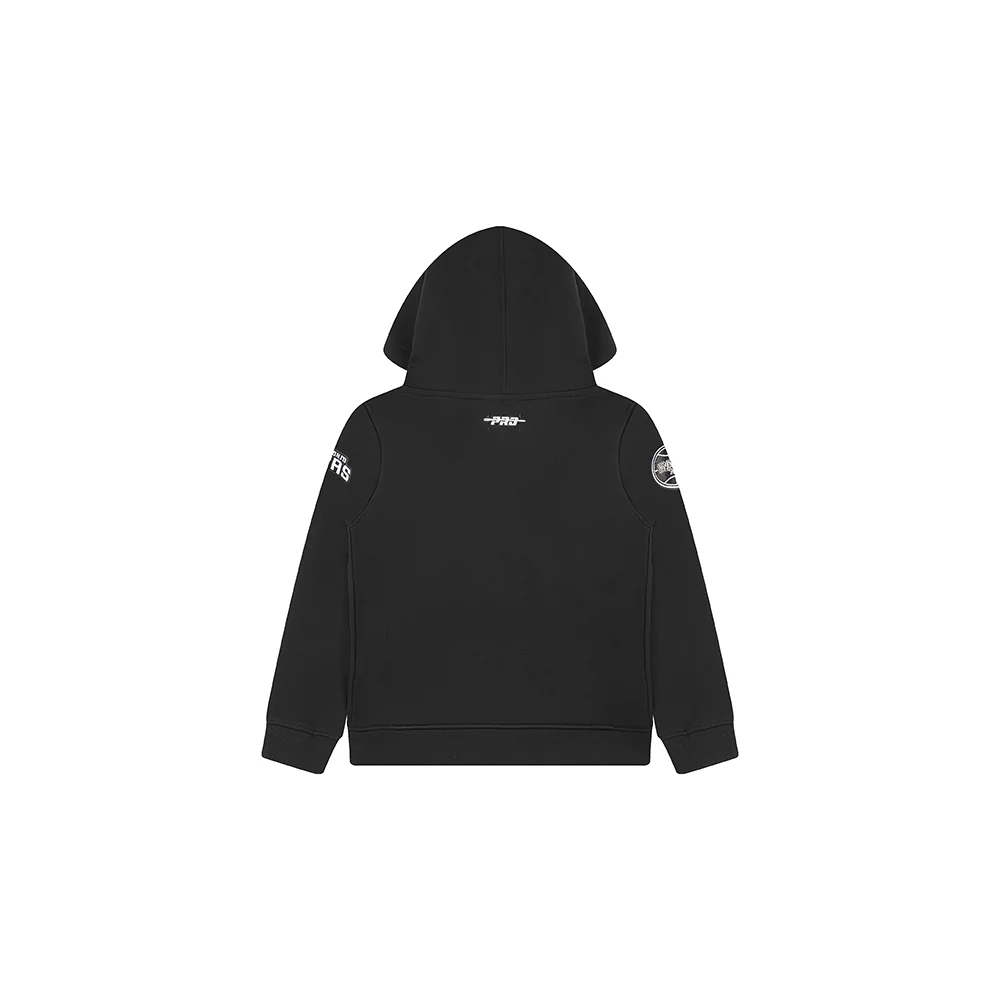 NBA SAN ANTONIO SPURS CLASSIC TODDLER BOYS FLEECE PULLOVER HOODIE (BLACK) - Image 4