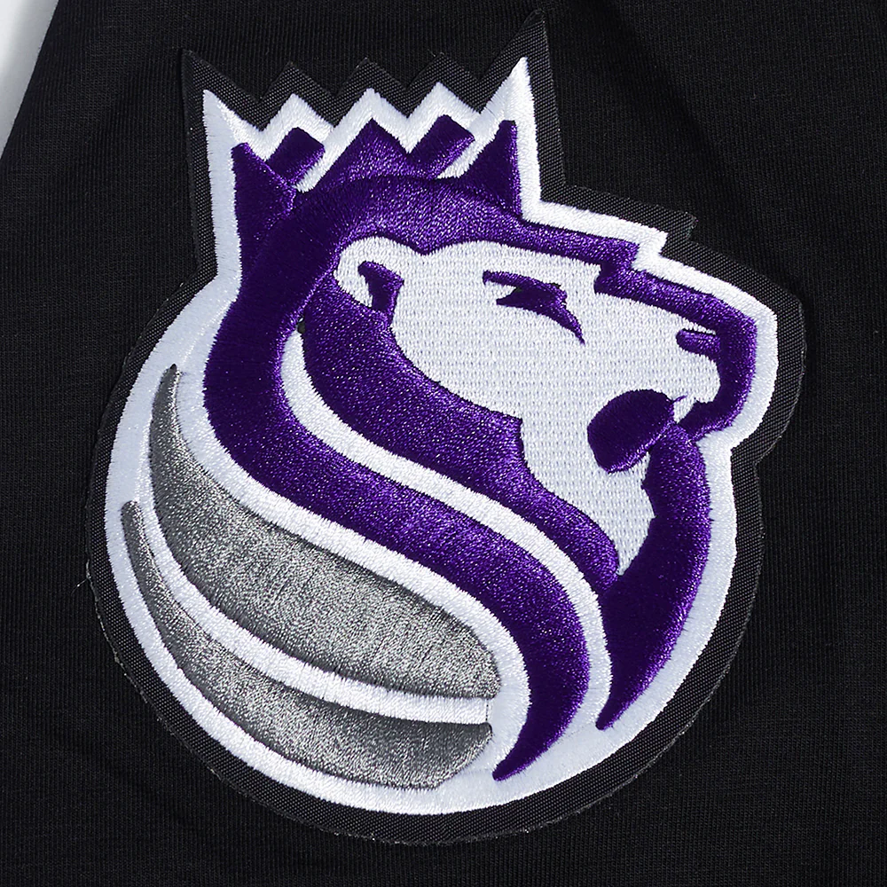 NBA SACRAMENTO KINGS CLUB MEMBER BADGE MEN'S SINGLE JERSEY TEE (BLACK) - Image 6