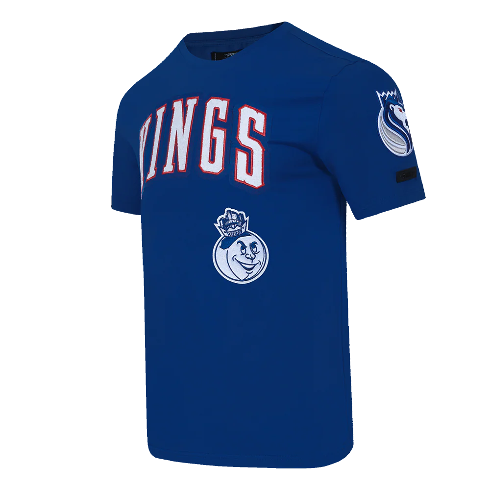 NBA SACRAMENTO KINGS CITY EDITION 24-25 MEN'S TEE (DODGER BLUE) - Image 2