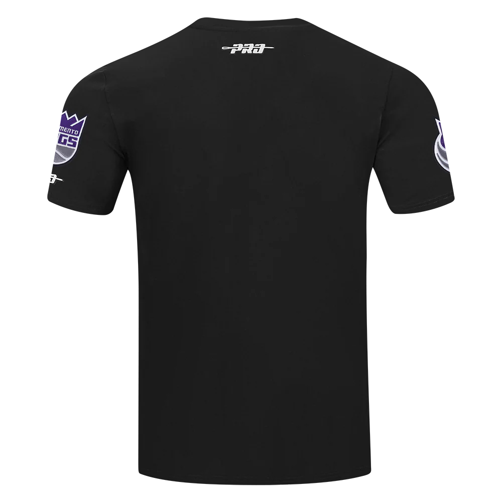 NBA SACRAMENTO KINGS DEMAR DEROZAN #10 CLASSIC PNN MEN'S SJ TEE (BLACK) - Image 3