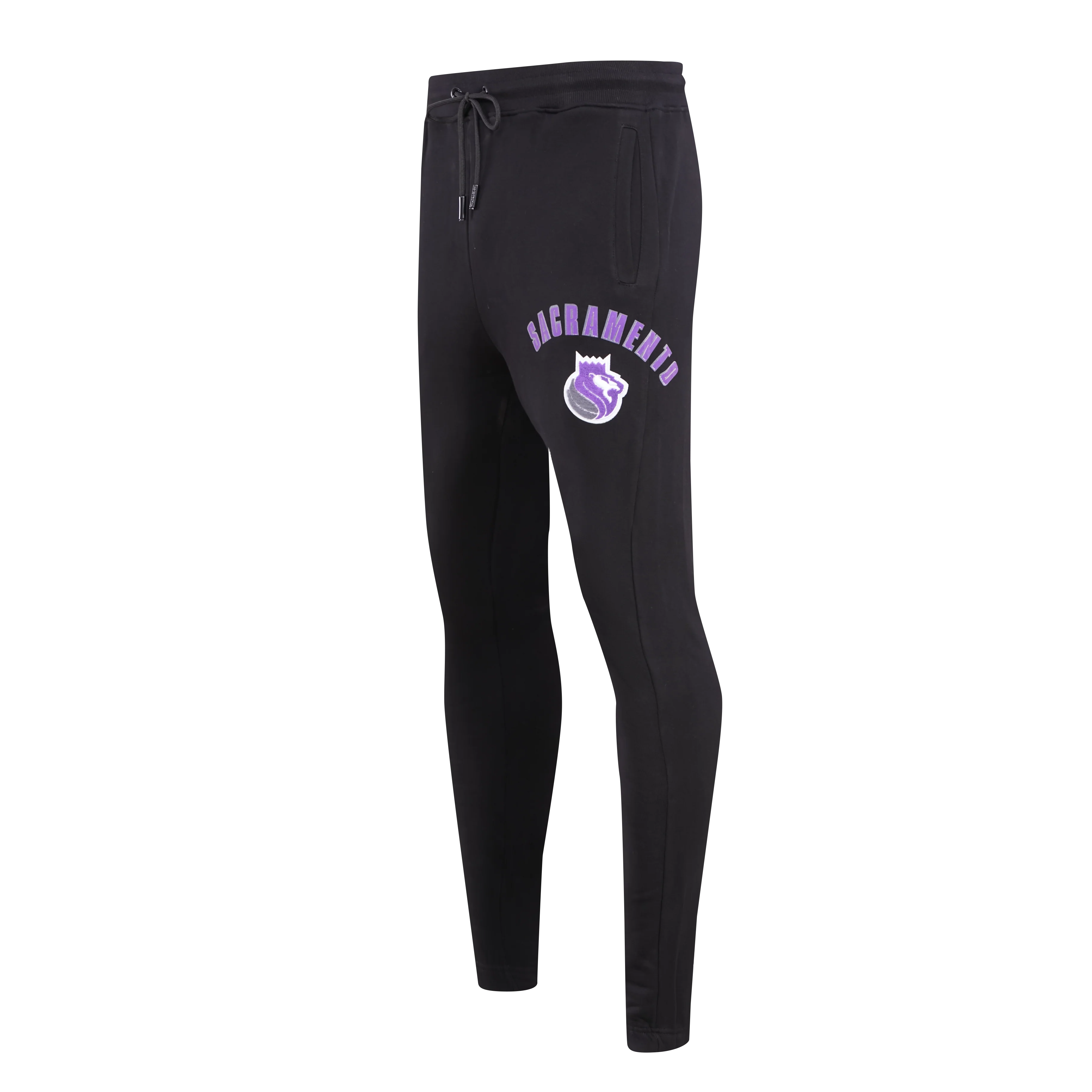 NBA SACRAMENTO KINGS CLASSIC BRISTLE MEN'S SWEATPANT (BLACK) - Image 8