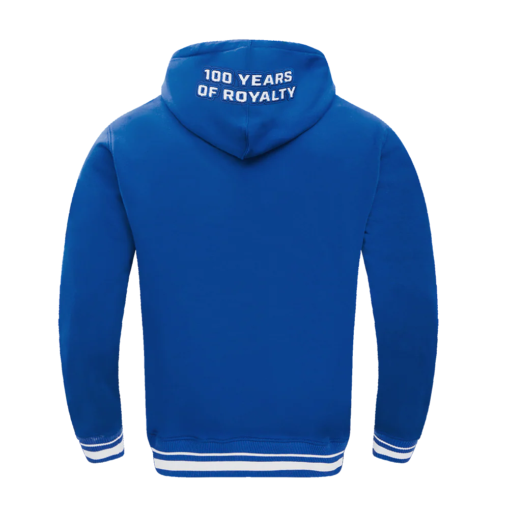 NBA SACRAMENTO KINGS CITY EDITION 24-25 MEN'S RIB FLEECE PULLOVER HOODIE (DODGER BLUE) - Image 3
