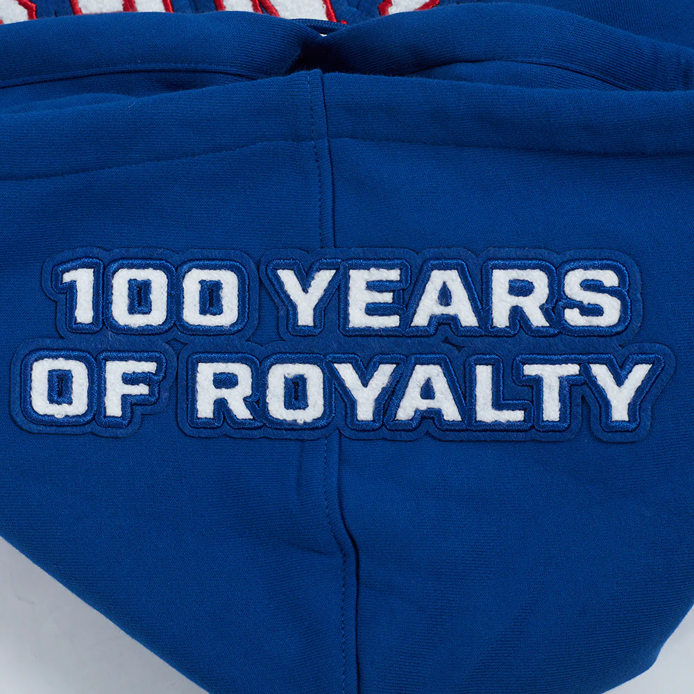 NBA SACRAMENTO KINGS CITY EDITION 24-25 MEN'S RIB FLEECE PULLOVER HOODIE (DODGER BLUE) - Image 8