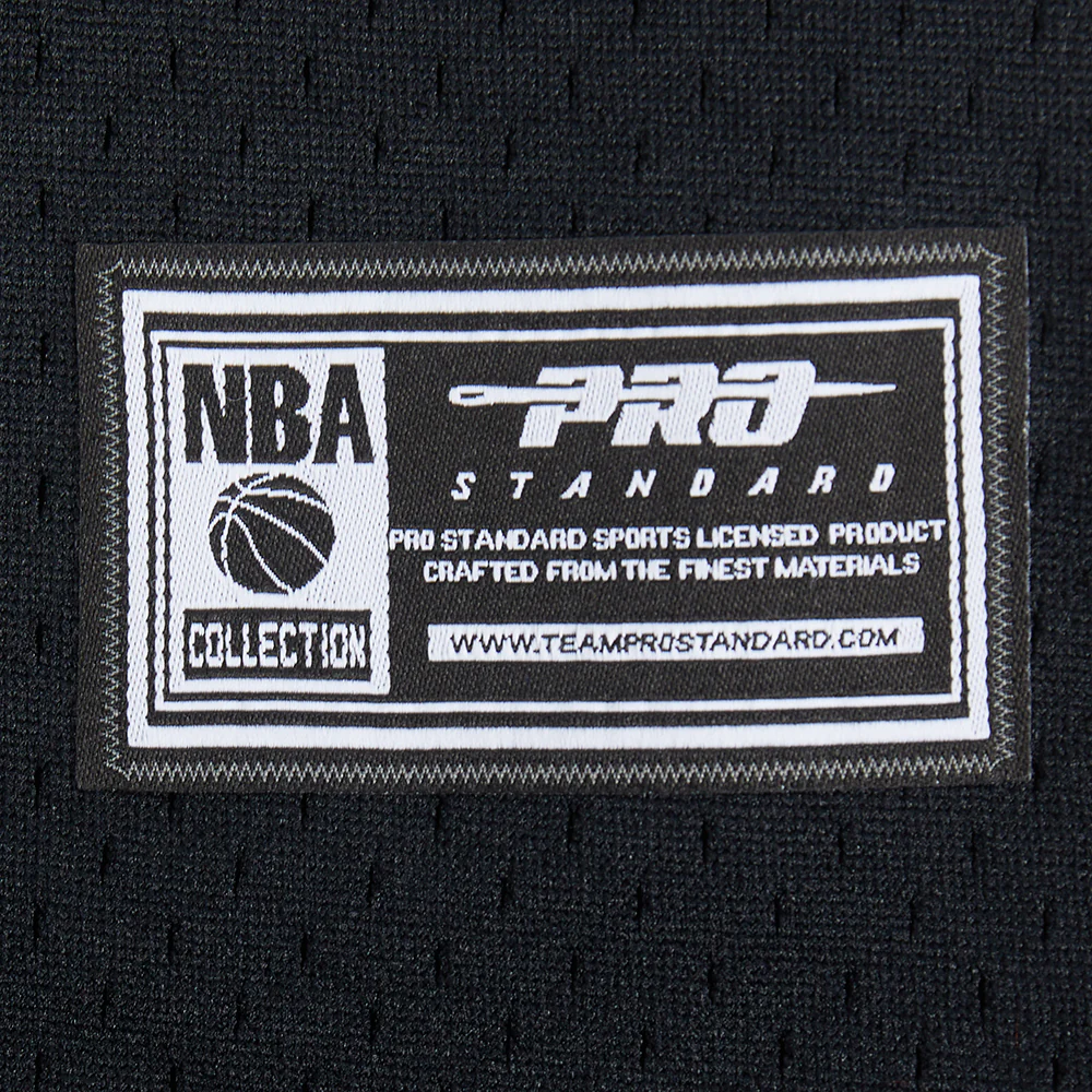 SACRAMENTO KINGS CLASSIC BIG BOY'S MESH BUTTON DOWN SHIRT (BLACK/GRAY) - Image 8
