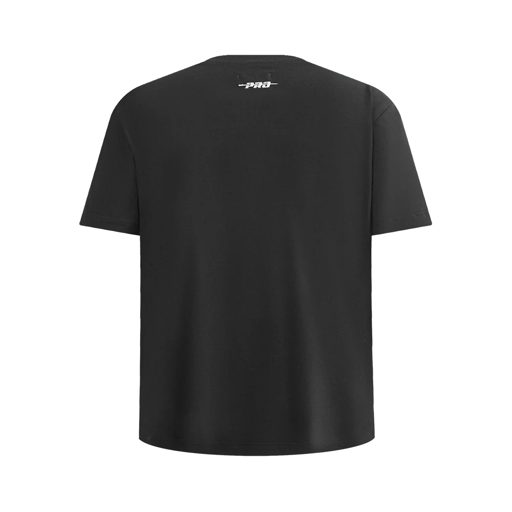 NBA SACRAMENTO KINGS RETRO CLASSIC SINGLE JERSEY BIG BOYS SINGLE JERSEY TAPING TEE (BLACK) - Image 3